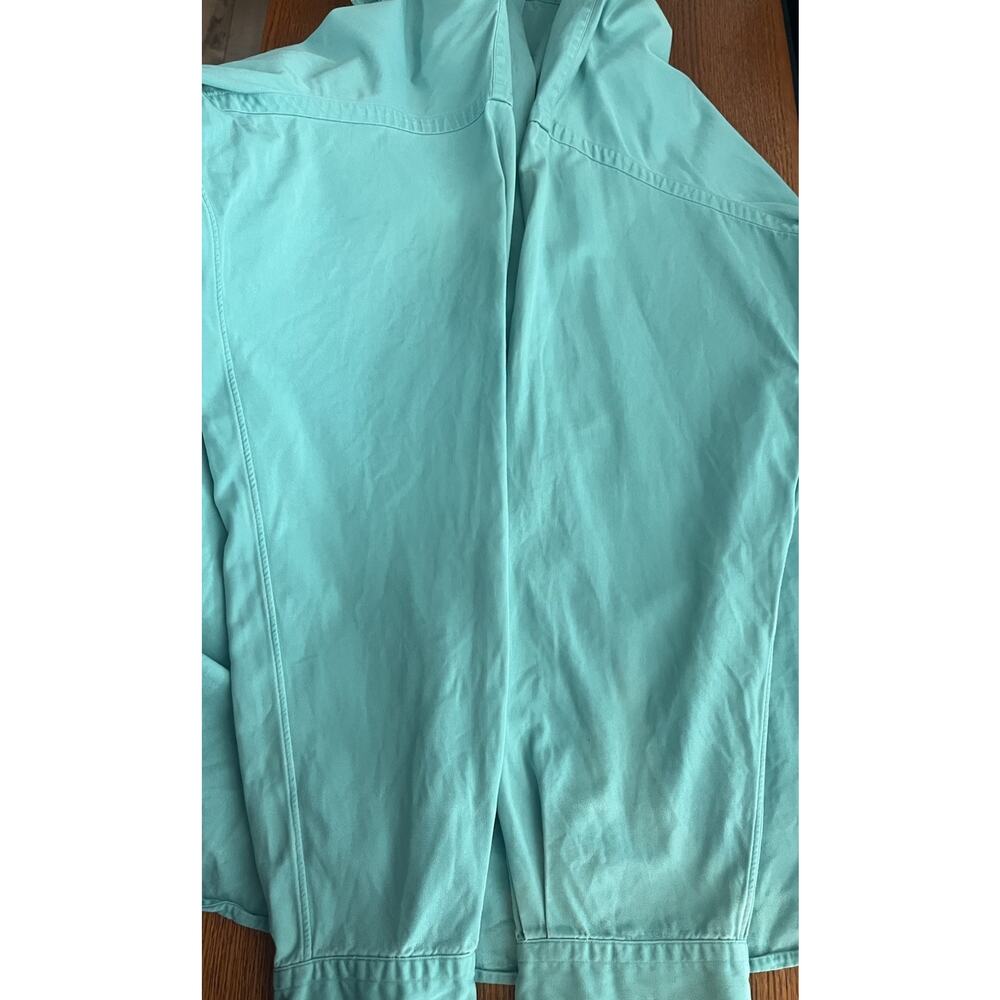 Ralph Lauren Blake Classic Button Front Shirt Mens XL Aqua Turquoise Pink Pony - Picture 11 of 14